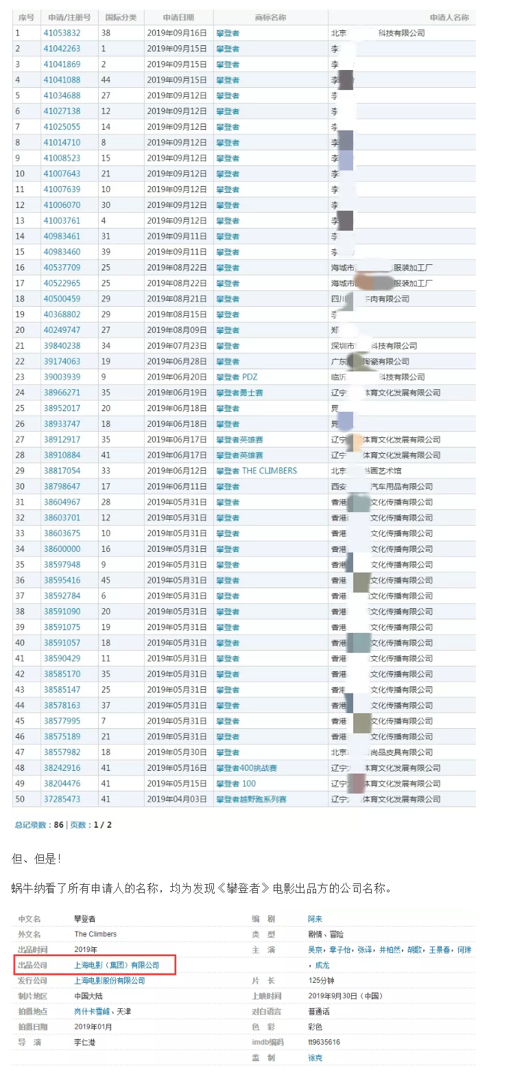 繼《我和我的祖國(guó)》，又有兩檔國(guó)慶大片未注冊(cè)商標(biāo)！