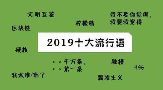 2019年十大流行語出爐，有的已被搶注成商標，快看還有哪些漏的