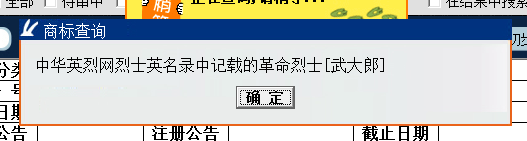 “武大郎”商標因烈士被駁回？烈士姓名禁用商標