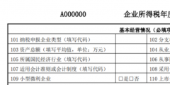 所得稅年度納稅申報表怎么填(填寫年度所得稅匯算清繳表說明)